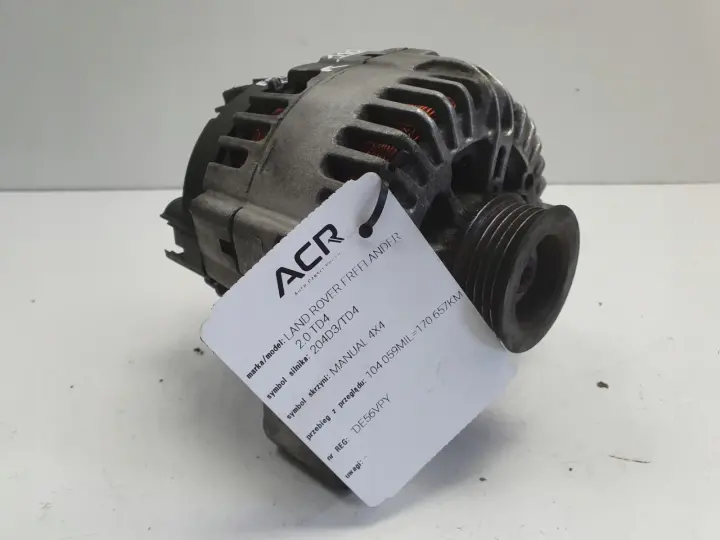 Land Rover Freelander 2.0 TD4 ALTERNATOR YLE500170 TG15C038 150A