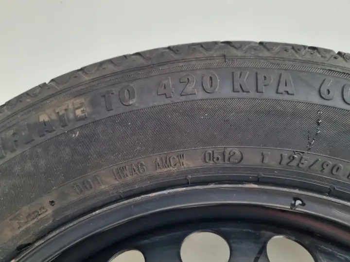 Mercedes CLK W209 KOŁO DOJAZDOWE dojazdówka 125/90 R16 5x112 2094000402