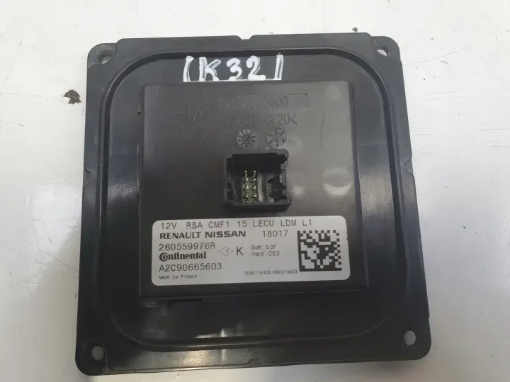 Renault Megane IV PRZETWORNICA LAMPY LED Moduł 260559976R A2C90665603