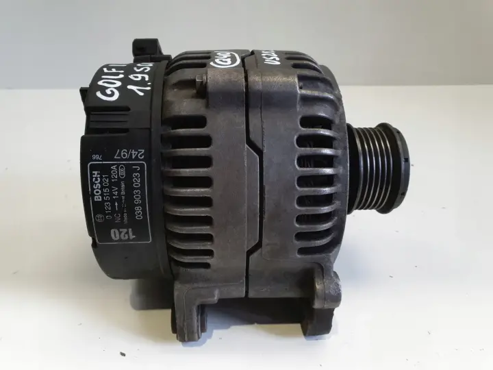 Audi A3 8L Golf IV 1.9 TDI ALTERNATOR 0123515021 038903023J 120A