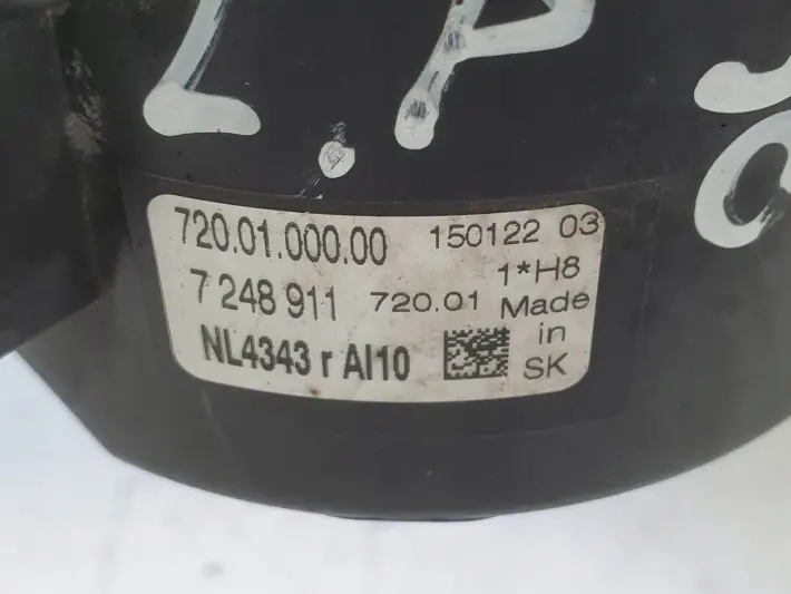 BMW F30 11-18r PRZEDNI HALOGEN PRAWY PRZÓD pasażera 7200100000