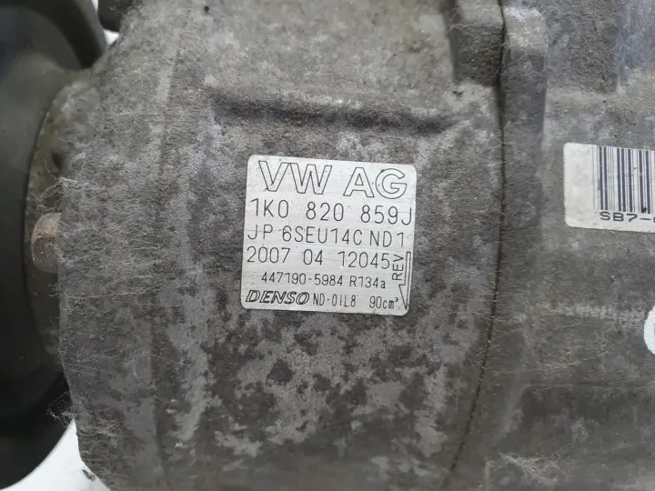 VW Golf VI 1.4 16V SPRĘŻARKA KLIMATYZACJI 1K0820859J