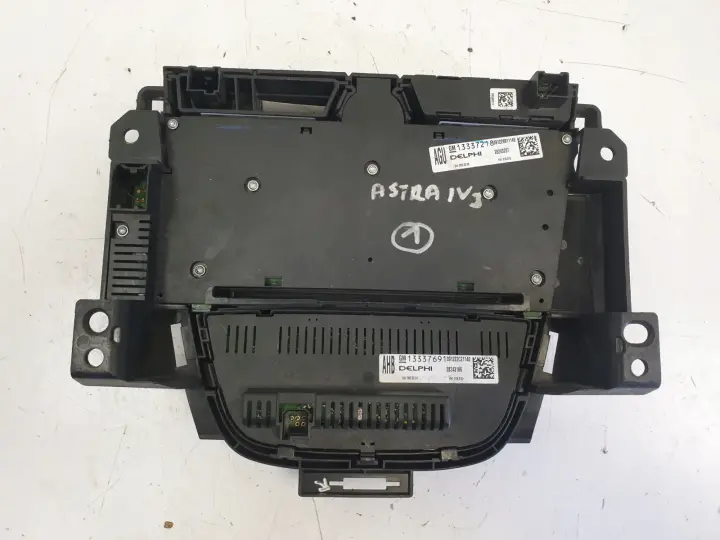 Opel Astra J PANEL KLIMATYZACJI RADIA OGRZEWANIA 13337218