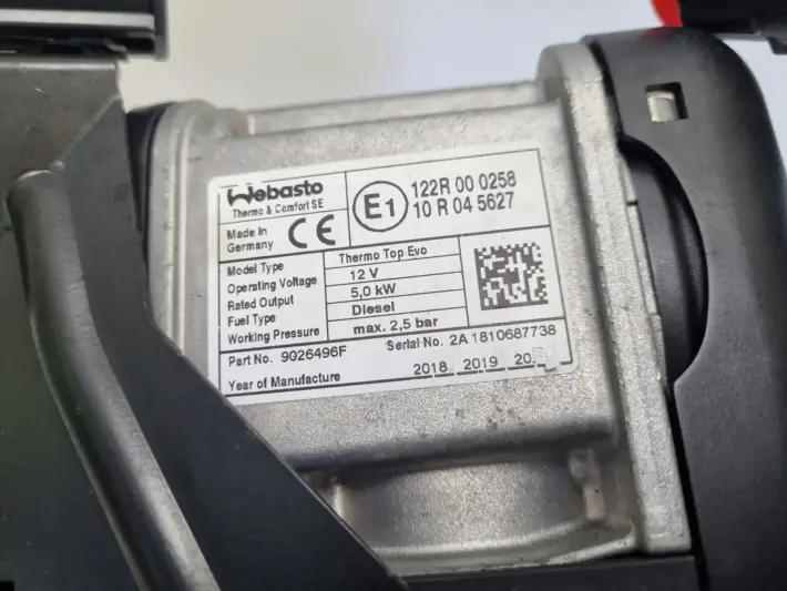 Volvo S90 V90 Diesel OGRZEWANIE POSTOJOWE Webasto Thermo Top Evo 9026496F