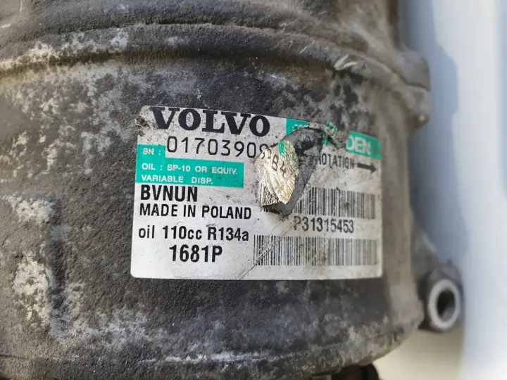 Volvo S60 II V60 I V70 III 2.0 D3 SPRĘŻARKA KLIMATYZACJI P31315453
