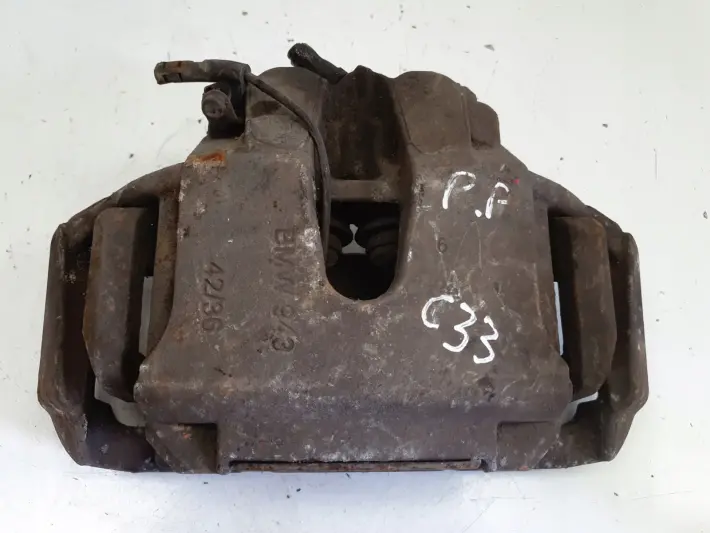 BMW E60 PRZEDNI ZACISK HAMULCOWY prawy przód PASAŻERA 943 42/36
