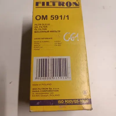 Mercedes W124 W210 W212 W140 R129 FILTR OLEJU OM591/1