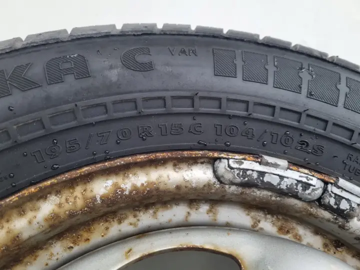 Ford Transit KOŁO ZAPASOWE Zapas felga 1C151007AD 195/70 R15C 5x160 2150829