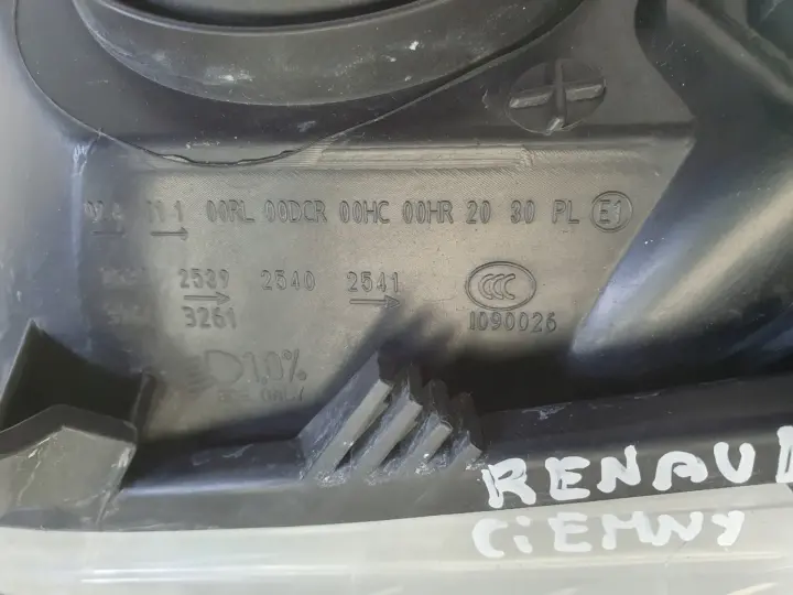 Renault Megane III 12-16r PRZEDNIA LAMPA LEWA lewy przód 260607305R