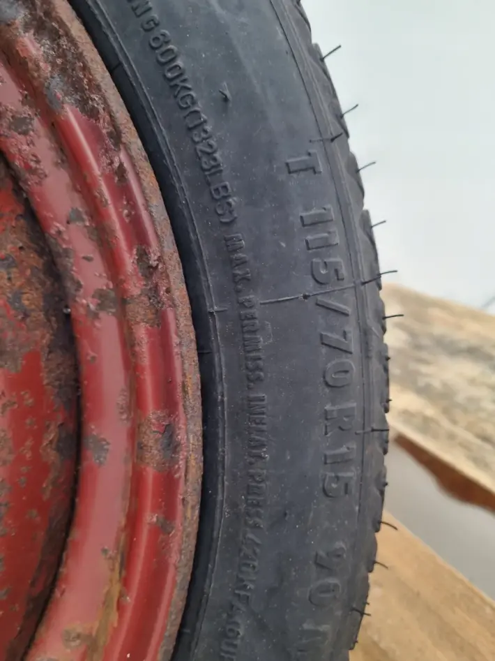 Peugeot 206 Citroen C3 KOŁO DOJAZDOWE dojazdówka 115/70 R15 4X108 350B15FH