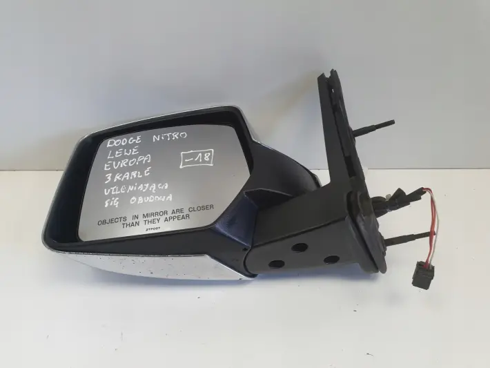 Dodge Nitro 06-11r LUSTERKO LEWE KIEROWCY europa 3 kable pin chrom