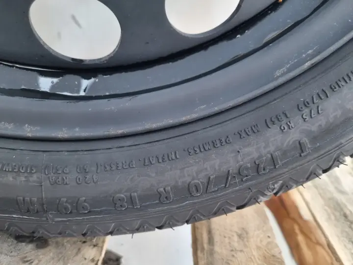 Audi Seat Vw Skoda KOŁO DOJAZDOWE dojazdówka 125/70 R18 5x100 1J0601027M