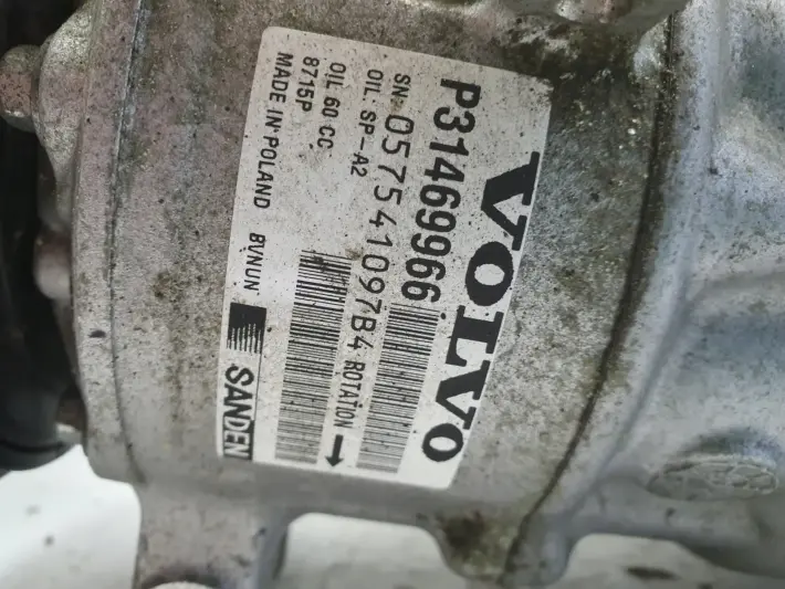 Volvo V90 II 2.0 D4 SPRĘŻARKA KLIMATYZACJI P31469966