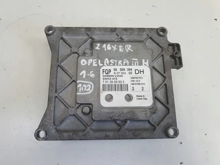 Opel Astra III H 1.6 16V STEROWNIK SILNIKA komputer 55559394