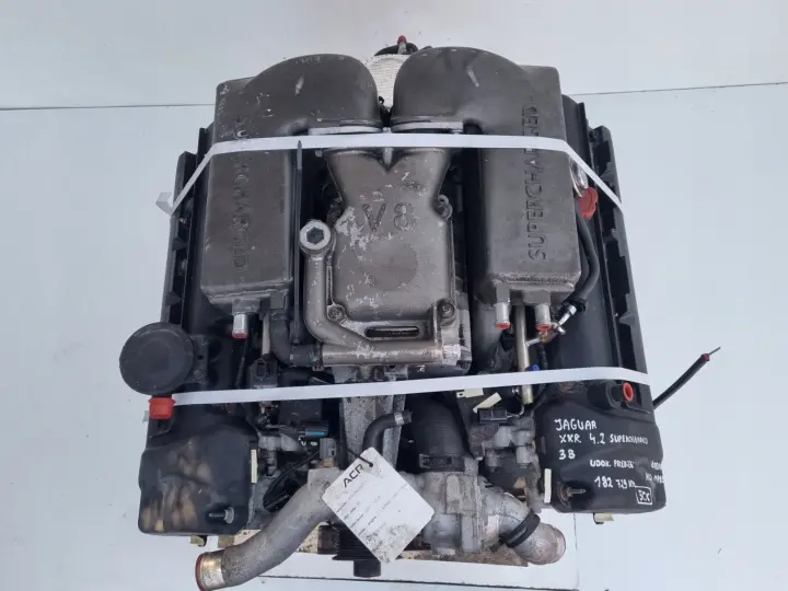 SILNIK Jaguar XKR 4.2 V8 SUPERCHARGED udokumentowane 182tyś AJ34 AJ34-B