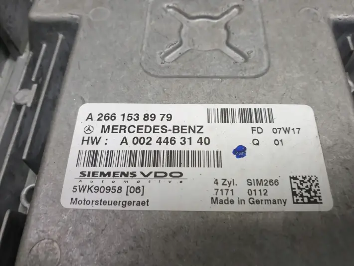 Mercedes W169 1.5 8V STEROWNIK SILNIKA A2661538979