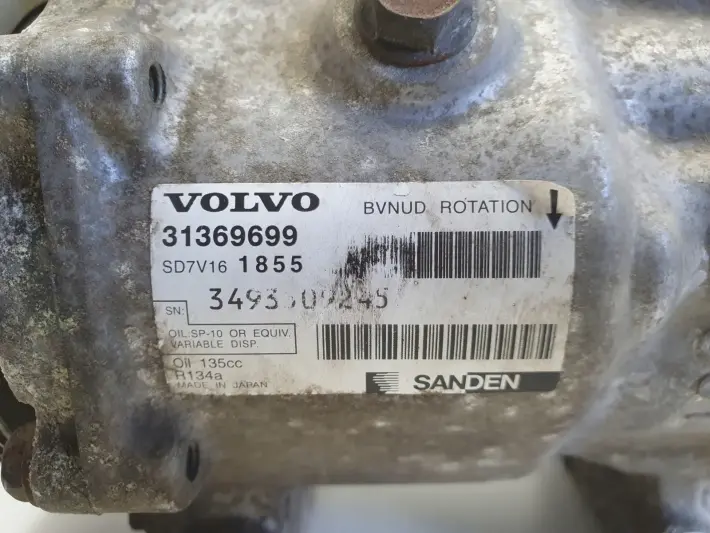 Volvo S40 II V50 1.6 D D2 SPRĘŻARKA KLIMATYZACJI pompa 31369699