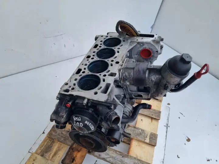 DÓŁ SILNIKA BLOK WAŁ KORBOWY TŁOK TŁOKI BMW X3 E83 2.0 D DIESEL N47D20A