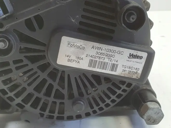 Ford Focus III MK3 1.6 TDCI ALTERNATOR AV6N-10300-GC 30659390 150A