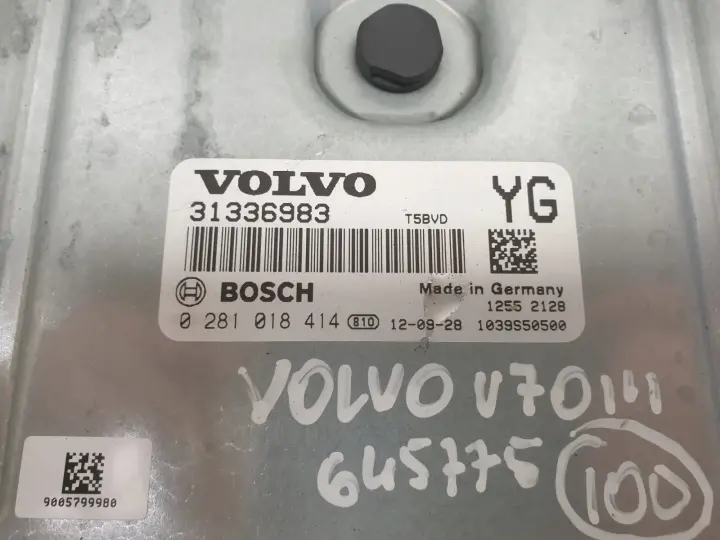Volvo V40 II 2.0 D3 STEROWNIK SILNIKA komputer