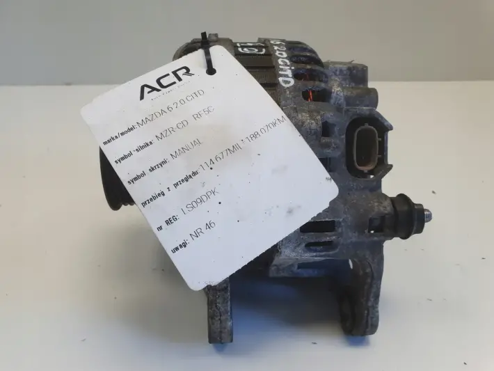 Mazda 6 II GH 2.0 CITD ALTERNATOR A3TB6781 100A
