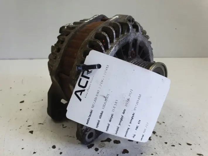 Nissan Juke I F15 lift 1.2 DiG-T ALTERNATOR 23100BV80A A3TJ4181ZE 150A