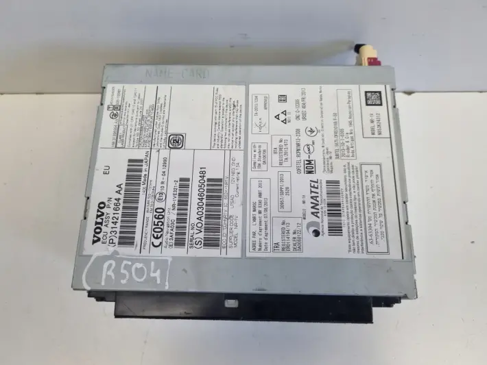Volvo S60 II V60 I V40 II RADIOODTWARZACZ CD RADIO czytnik płyt 31421664AA