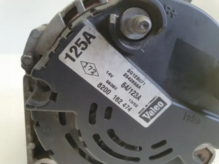 Renault Laguna II 1.9 DCI ALTERNATOR 8200162474 valeo 125A
