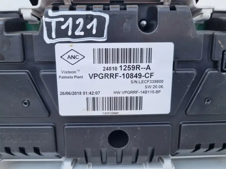 Renault Clio IV 1.2 0.9 TCE benzyna LICZNIK ZEGARY Europa 248101259R