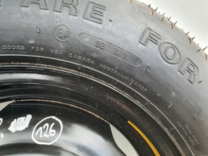 Volvo 240 940 740 KOŁO ZAPASOWE Zapas 165/80 R14