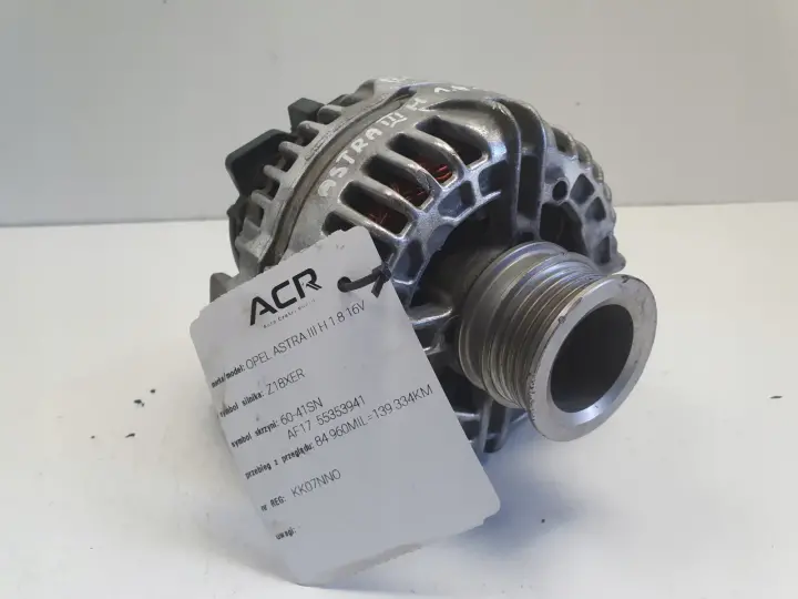 Opel Vectra C 1.8 16V ALTERNATOR bosch 0124425020 ZJ 100A