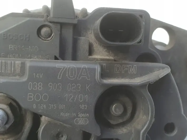 Seat Ibiza II lift 1.4 16V ALTERNATOR Bosch 038903023K 70A