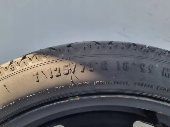 Audi Seat Vw Skoda KOŁO DOJAZDOWE dojazdówka 125/70 R18 1K0601027B