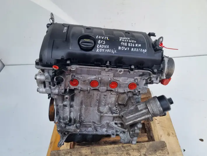 SILNIK PO PRZEGLĄDZIE Peugeot 308 1.4 16V VTI nowy rozrząd 8FS