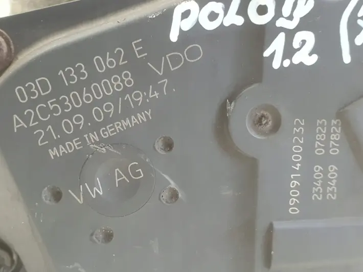 VW Polo IV 1.2 6V PRZEPUSTNICA 03D133062E