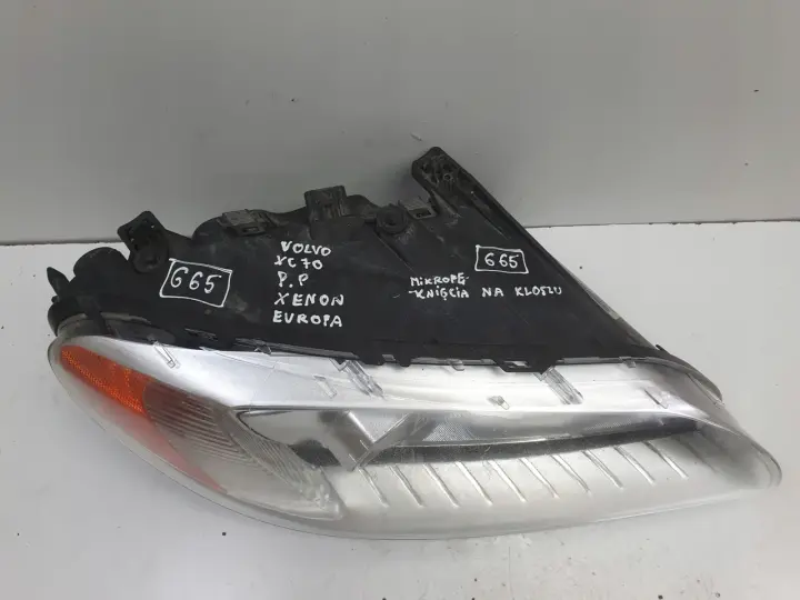 Volvo V70 III XC70 S80 II XENON PRZEDNIA LAMPA PRAWA prawy przód 31214348