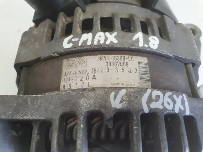 Ford C-Max Focus mk2 1.8 16V ALTERNATOR 30667069 3M5T-10300-LC