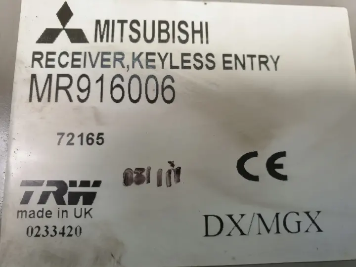 Mitsubishi Space Star MODUŁ CENTRALNEGO ZAMKA