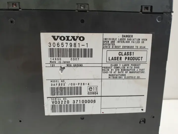 Volvo XC90 I CZYTNIK NAWIGACJI DVD 30657981