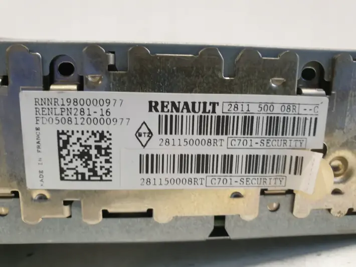 Renault Laguna III RADIO CD Panel Radia