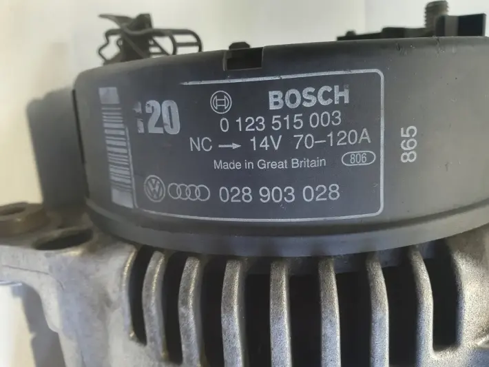 VW Passat B5 1.9 TDI ALTERNATOR bosch 0123515003 120A