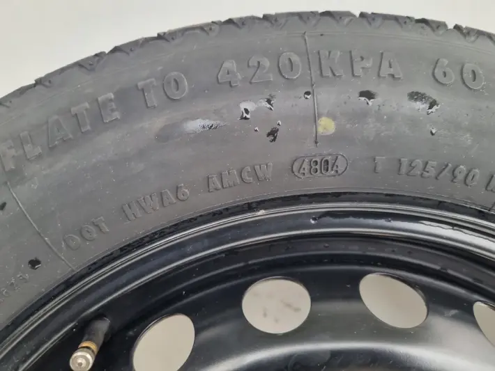 Mercedes CLK W209 KOŁO DOJAZDOWE dojazdówka 125/90 R16 5x112 2094000402