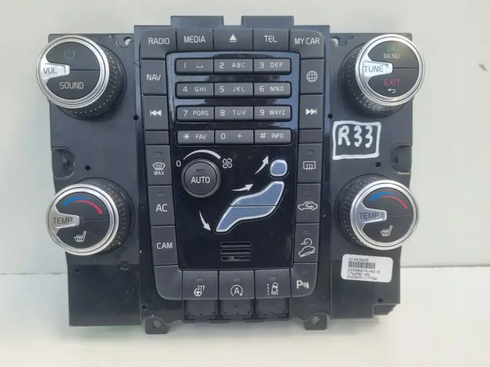 Volvo S60 II V60 I XC60 I PANEL KLIMATYZACJI Nawiewu radia 31443425
