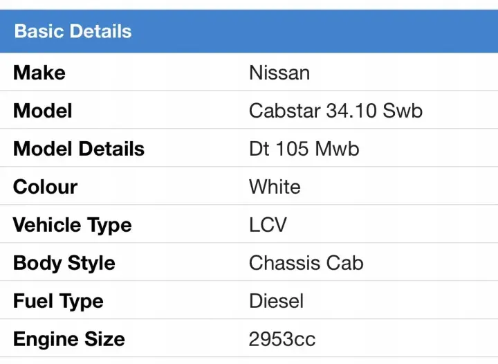 Nissan Cabstar 3.0 D TD TYLNI MOST TYLNY TYŁ DYFER 34.10 POJEDYNCZE KOŁO