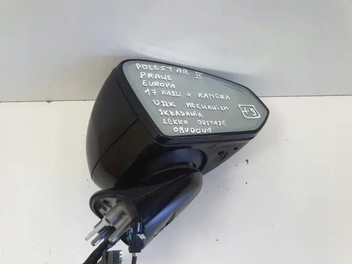 Polestar 2 20- LUSTERKO PRAWE PASAŻERA 17 pin europa kamera 12157001091741