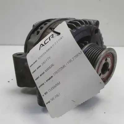 Toyota RAV4 RAV-4 III 2.2 D4D ALTERNATOR 2AD-FTV