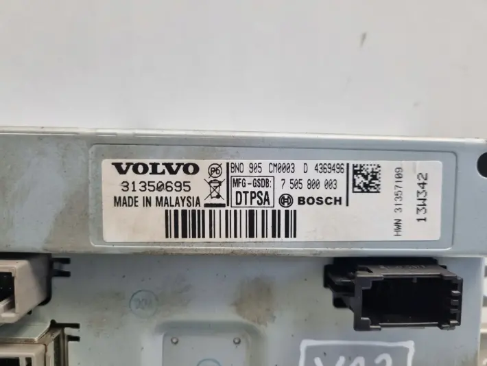 Volvo V40 II EKRAN NAWIGACJI Wyświetlacz monitor 31350695