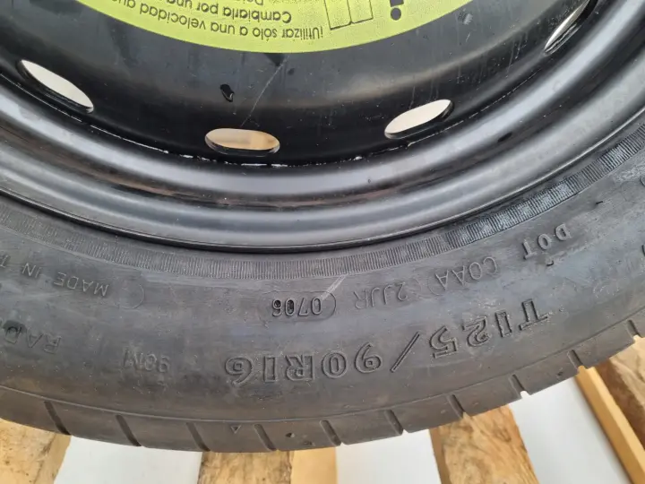 Mercedes W169 W245 KOŁO DOJAZDOWE dojazdówka 125/90 R16 5x112 1694000802