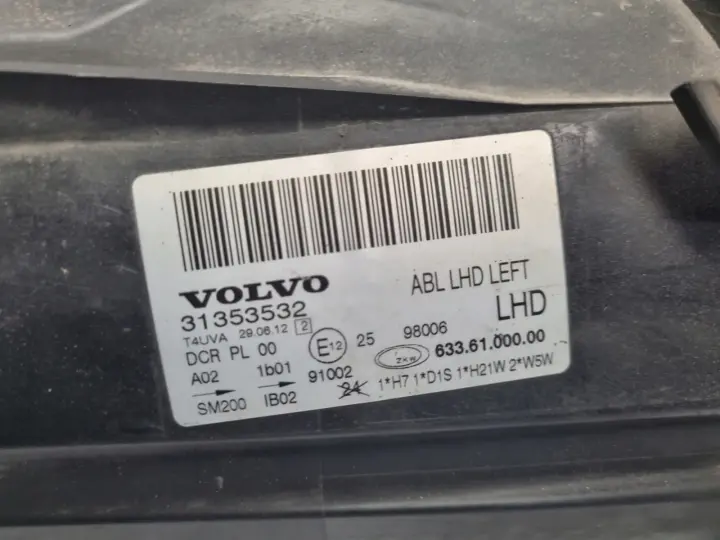 Volvo V70 XC70 III S80 II PRZEDNIA LAMPA LEWA lewy przód XENON 31353532