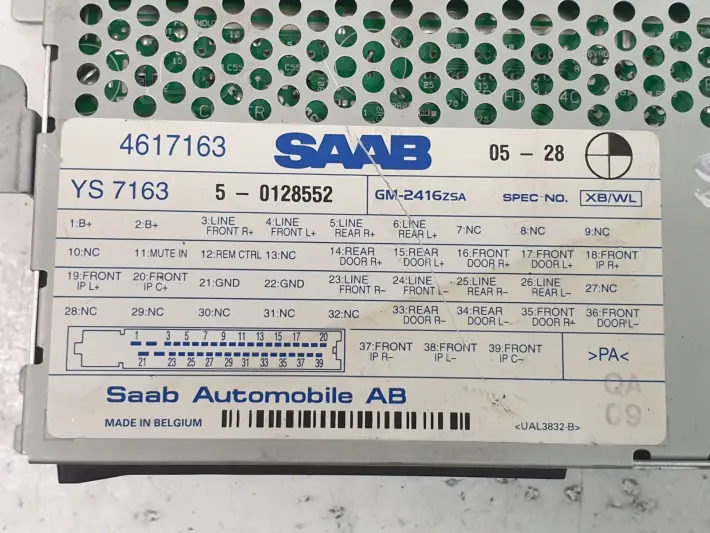 Saab 9-5 lift WZMACNIACZ moduł RADIA 4617163